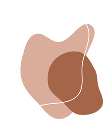 Minimalist Organic Blob boho shape