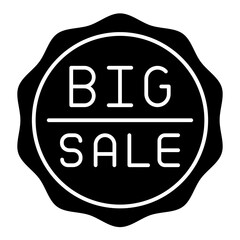 big sale solid icon