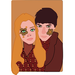 halloween party people