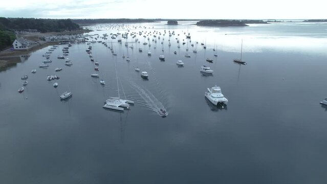 lake and clouds - golf du morbihan
