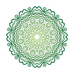 mandala logo design sun pattern, business symbol, badge for invitation, concept of luxury, beauty, classic, yoga. in vector form