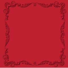 Frame, in the style of an ornament, Vector illustration eps 10, Art.