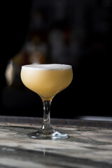 cocktail at the bar