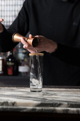 MAking a cocktail