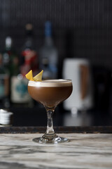 cocktail in the bar