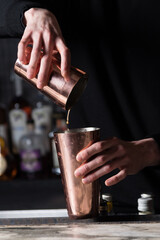 Fototapeta na wymiar Cocktail shakers