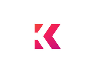 Letter K logo icon design template elements