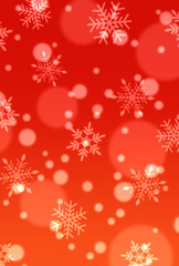 背景素材_イルミネーション_雪の結晶