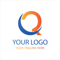 Fototapeta premium QLatter logo design,Q logo initial logo concept, Q Icon Design