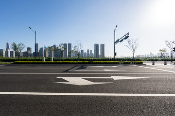Fototapeta premium road in city