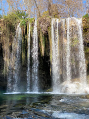 Upper Duden Waterfall in Antalya