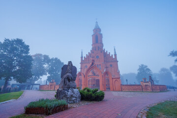 Church of the Holy Virgin Mary at Kernave city, Lithuania