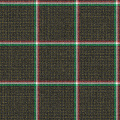 ragged fabric seamless texture green white red  italy flag  stripes on black with yellow threads for gingham, plaid, tablecloths, shirts, tartan, clothes, dresses, bedding, blankets - 533716190