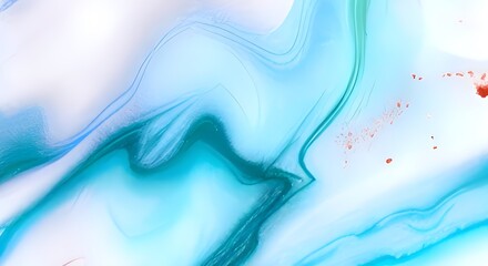 Obraz na płótnie Canvas Trendy abstract colorful liquid background. Stylish marble wave texture illustration.