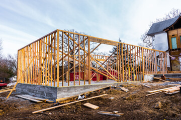 Residential Home Build Under Construction