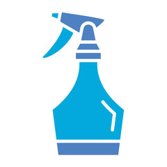 Spray Bottle Glyph Two Color Icon