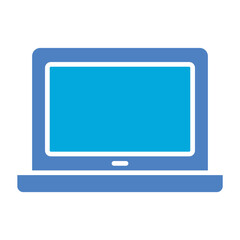 Laptop Glyph Two Color Icon