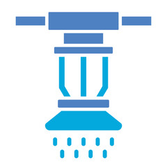 Sprinkler Glyph Two Color Icon