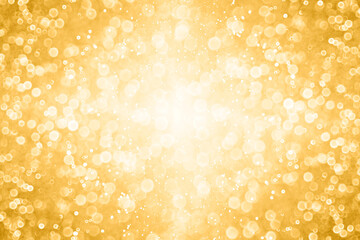 Gold glitter birthday background or golden winner border burst coin explosion - 533721920