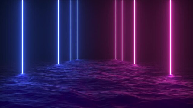 Ocean and Neon Strings