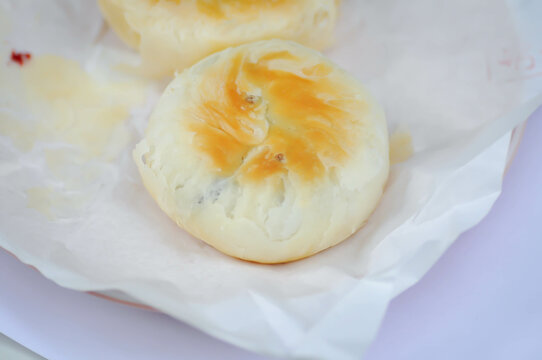 Chinese bun, mooncake or Singapore bun or teochew or teochew mooncake or Singaporean Buns