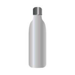 aluminium bottle mockup