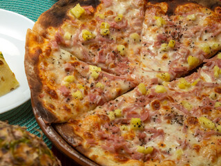 pizza on a plate