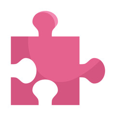 Obraz premium pink jigsaw puzzle