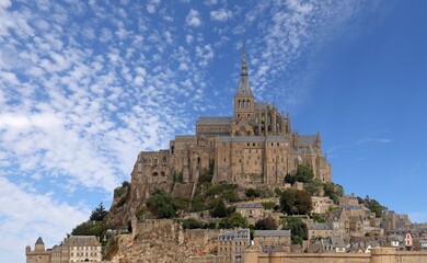 Fototapeta premium Mont Saint Michel Abbey in Northern France