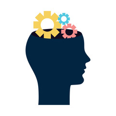 head with gears wheels