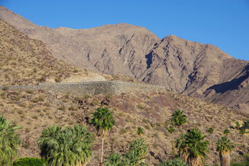 San Jacinto mountains near Palm Springs in the California desert area