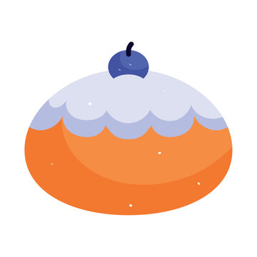 jewish sufganiyot icon