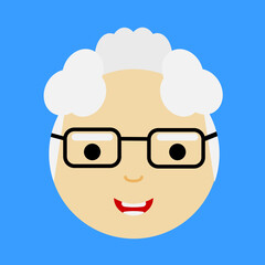 Avatar of Grandma with Glasses On