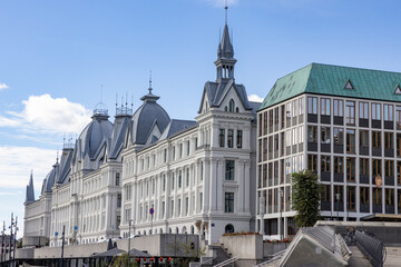 Fototapeta premium This is where the Ministry of Foreign Affairs (MFA) is based in Oslo,Europe