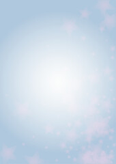 Vector Magical Glowing Background with Silver and Purple Falling Stars on Grey. Sparkle Star Sky Cover and Card Design. Glittery Confetti Frame. Christmas and New Year Poster. Cosmic Bokeh Light.