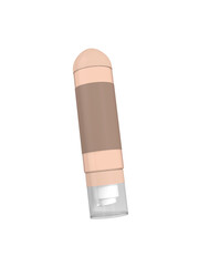 Transparent Cosmetic Face Cream Container Pump Bottle Image