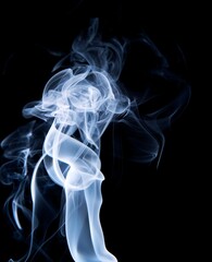 Obraz premium smoke on black background