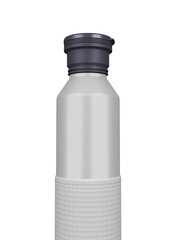Transparent Metalic Water Bottle Image
