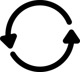 recycle vector design illustration isolated on transparent background