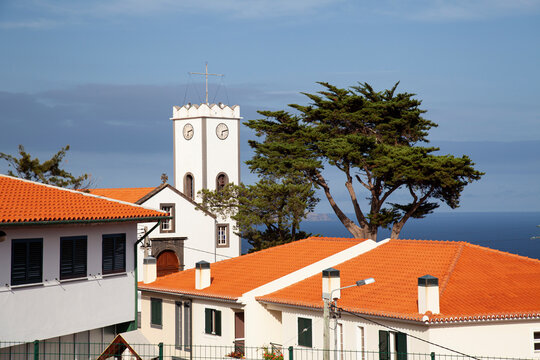 Chapel of Nossa Senhora dos Rem&eacute;dios, Machico, Madeira, Portugal, Europe