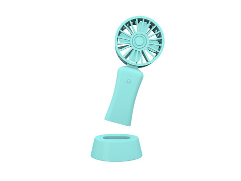 Transparent Portable Electric Usb Fan Image