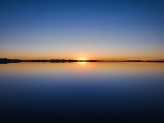 Sunset over water – Great Salt Lake