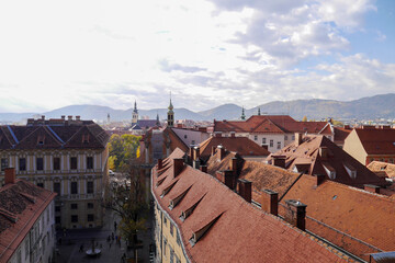 Graz vom Schlossberg.