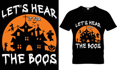 Halloween t-shirt design beautiful template 100% vector best Vector graphic for T-Shirt illustration and other uses. print ready File any products