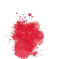 Blood splash illustration.Blood drop.Red paint splashes