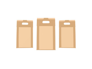 Transparent Glossy Foil Coffee Bag Packaging Image