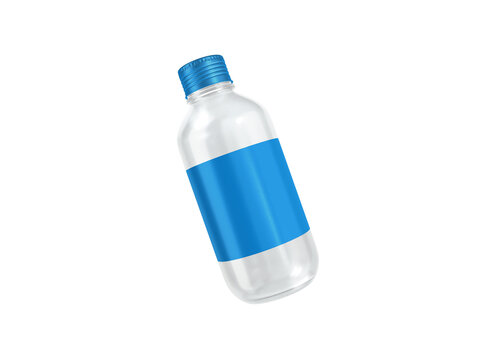 Blue Plastic Bottle