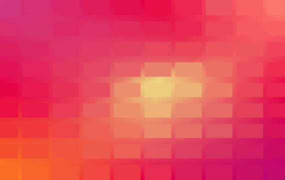 Colorful cubistic background to draw attention