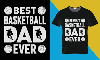 Basketball typography T-Shirt Design. Basketball,  vector, illustration,  t-shirt design.