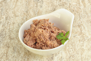 Canned tuna fish for salad